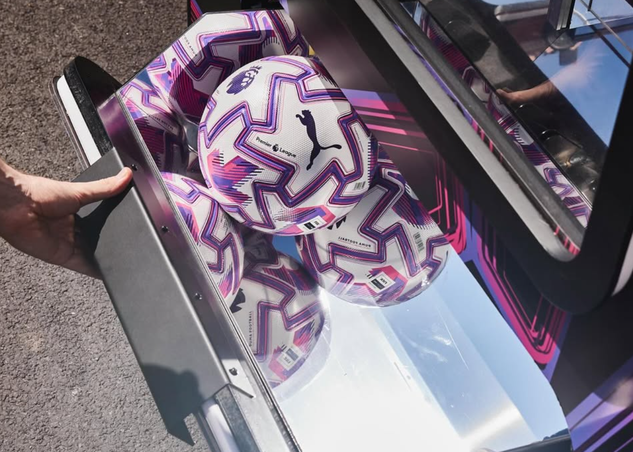 Marketing Deportivo: PUMA UK lanza una máquina expendedora de balones de la Premier League
